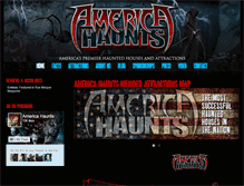 Tablet Screenshot of americahaunts.com